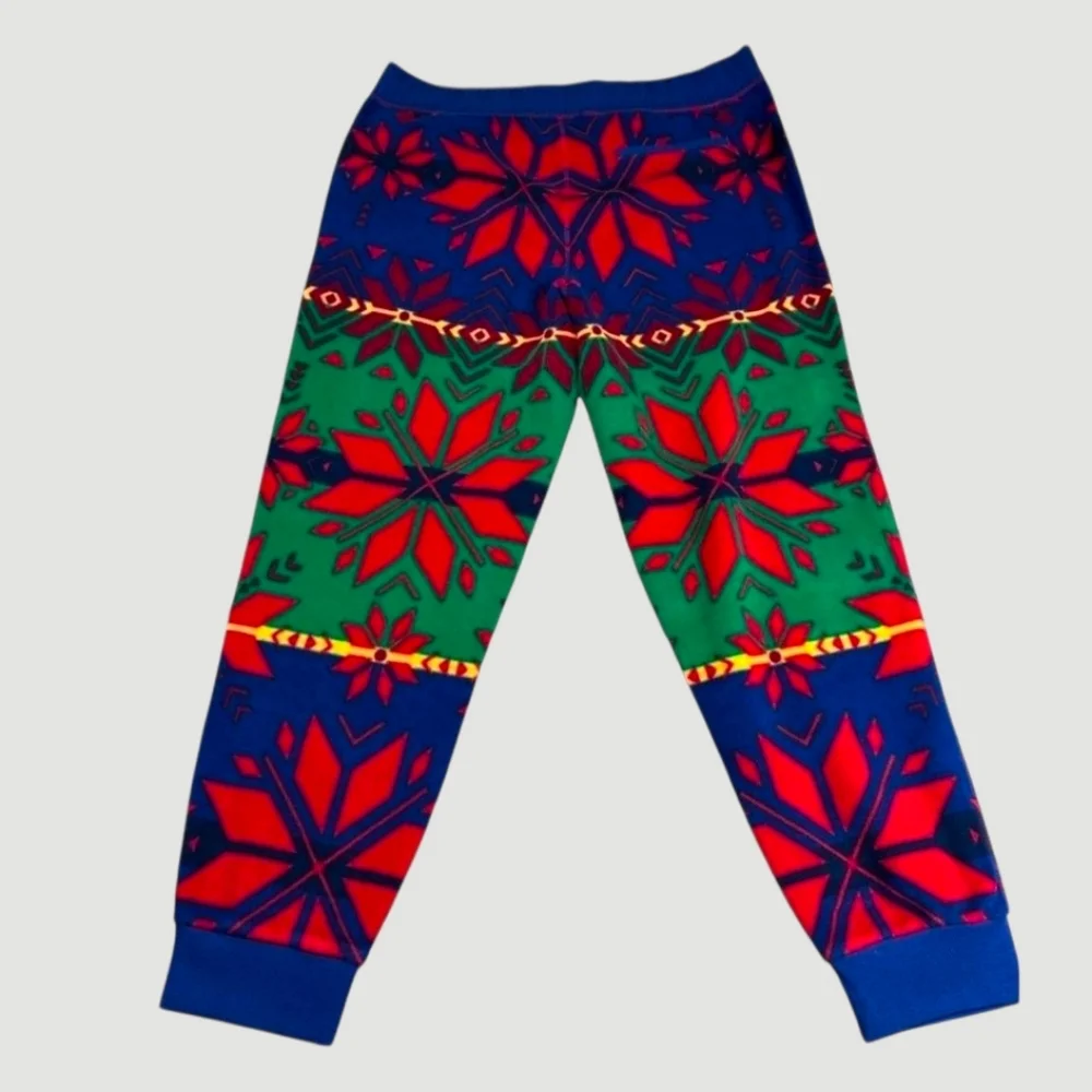 NWOT Polo Ralph Lauren L Indie Sleeze Apres Ski Aztec Fair Isle Fleece Joggers